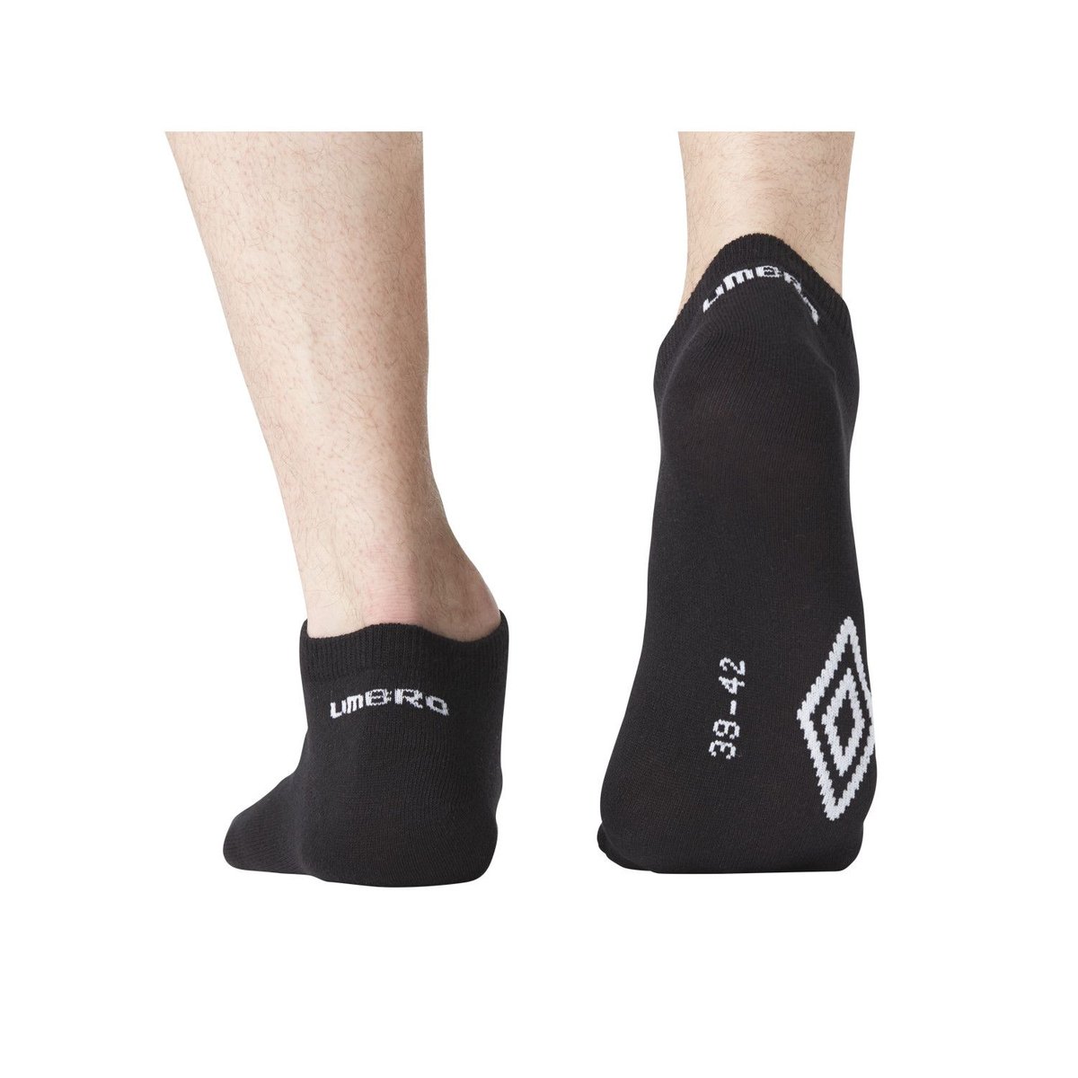 Lot De 10 Socquette Coton blanc/noir, UMBRO