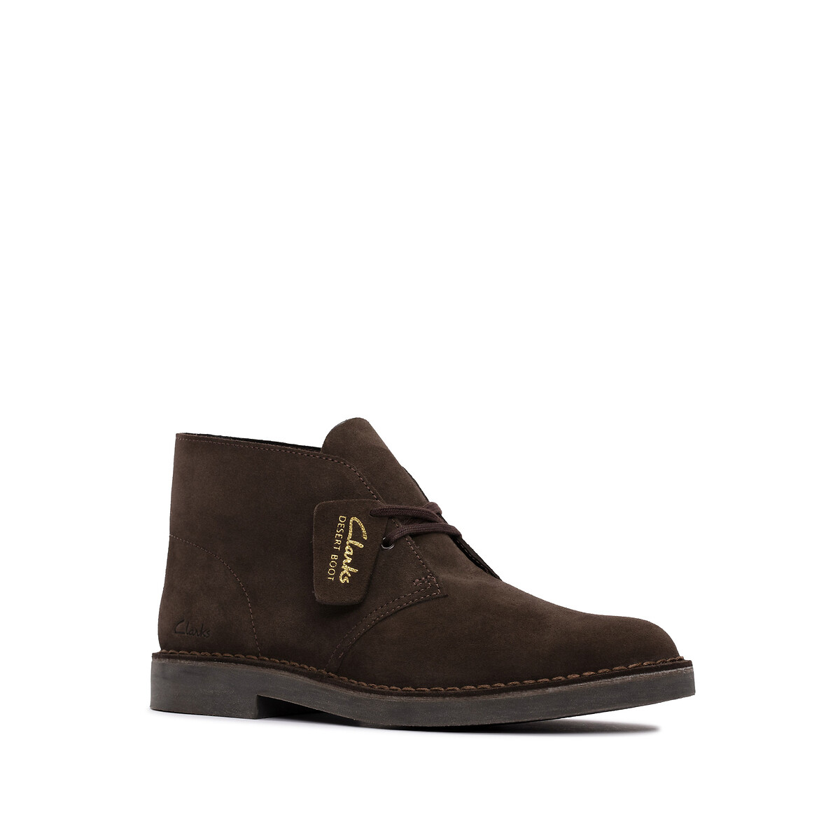 Desert boots in suèdeleer Evo donkerkastanje, CLARKS