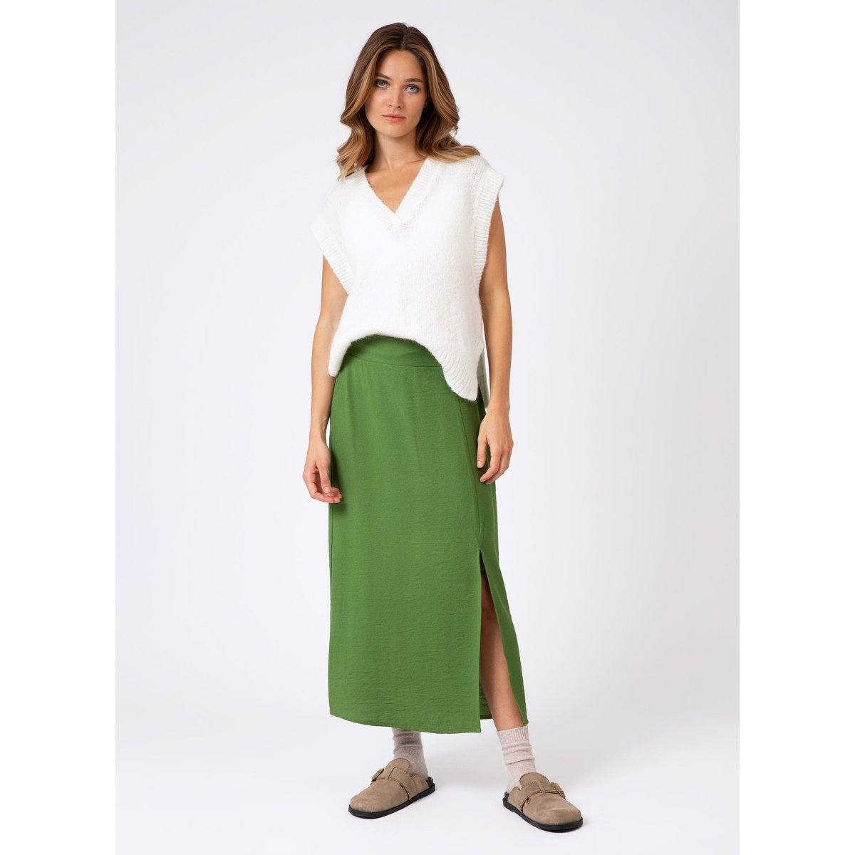 Jupe Midi GINNIA mousse, AN'GE
