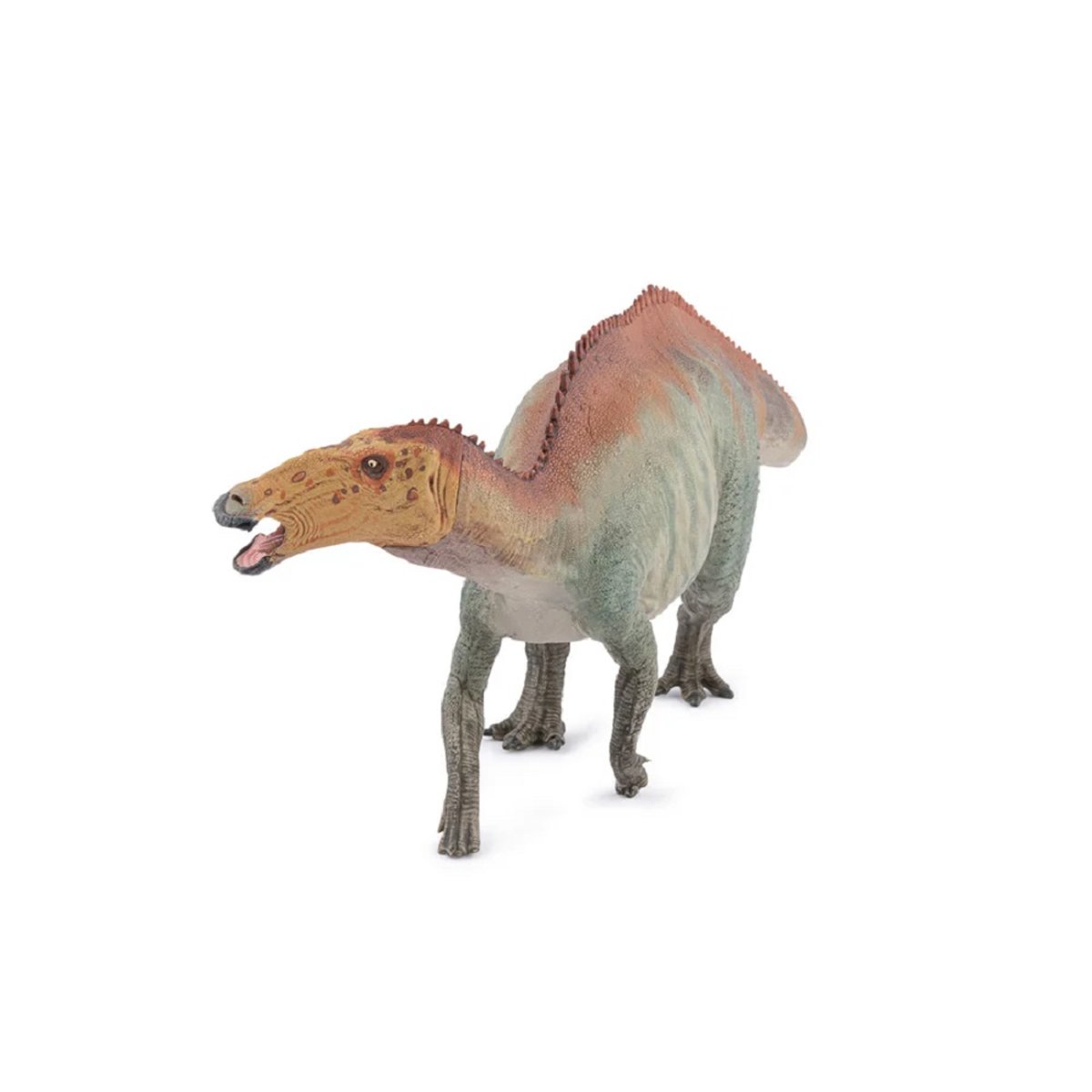 Figurine Edmontosaure marron - vert, PAPO