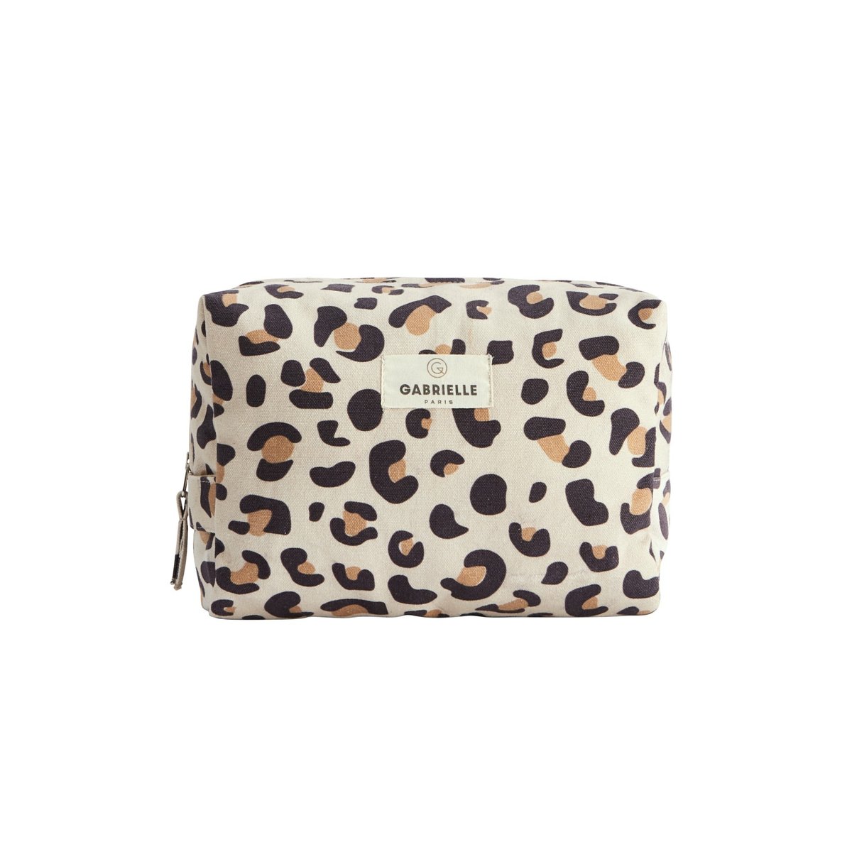 Trousse de toilette en coton, LÉOPARD léopard, GABRIELLE PARIS