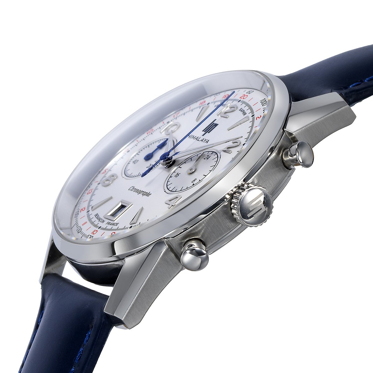 Montre Analogique  HIMALAYA argenté argenté bleu, LIP