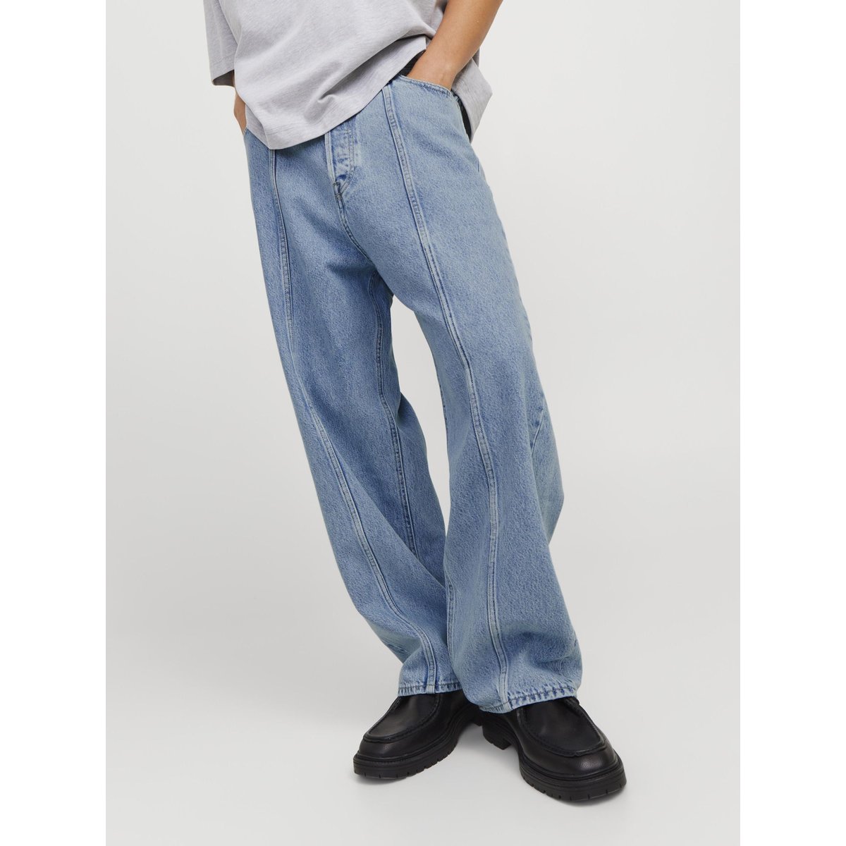 Jean Extra Baggy Fit blue denim, JACK & JONES