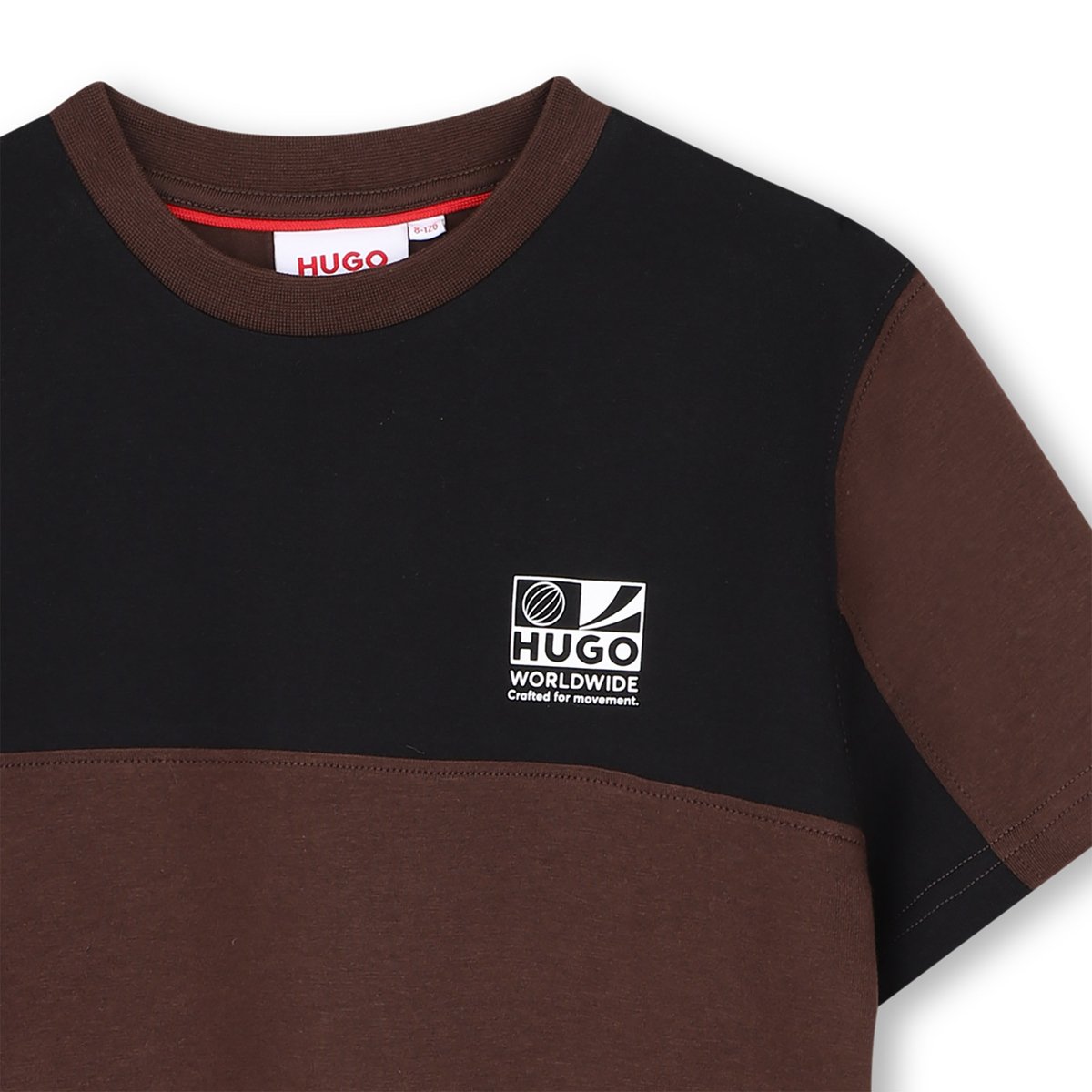 Tee-shirt manches courtes chicory coffee, HUGO KIDSWEAR