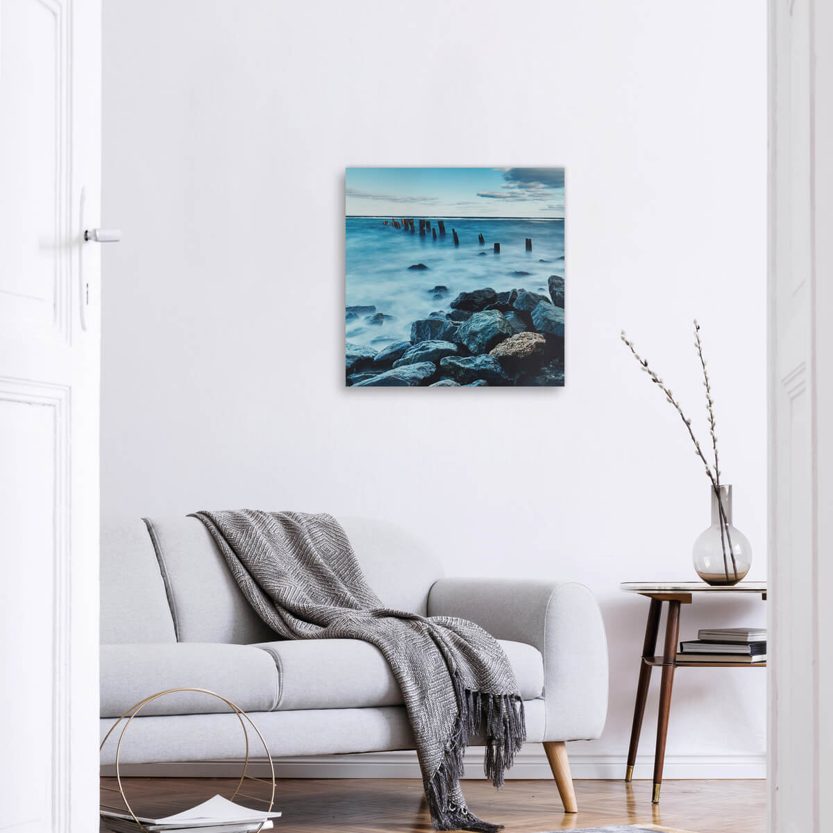 Tableau Mural Au Calme MER tableau en verre, CEANOTHE