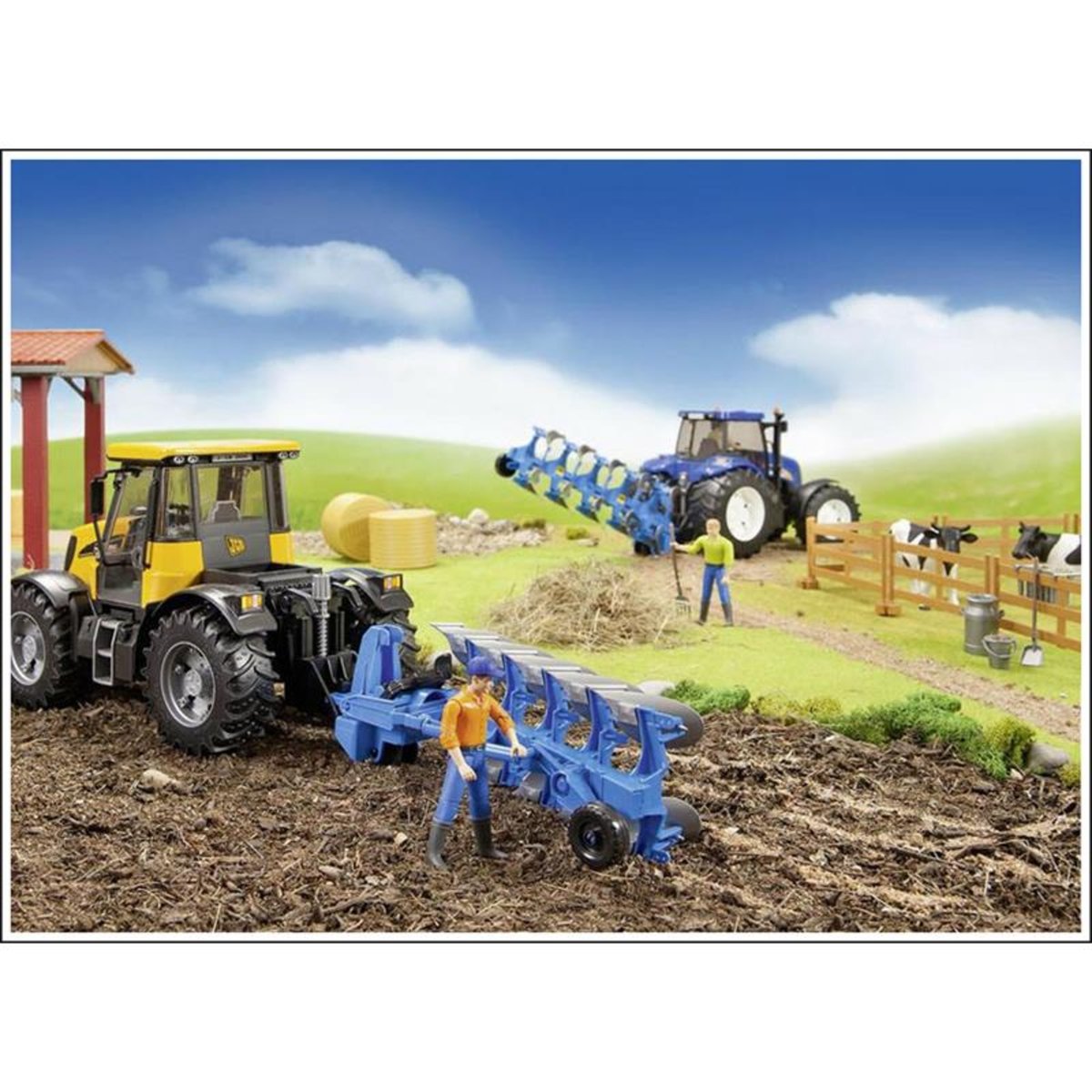 Charrue Lemken bleu, BRUDER