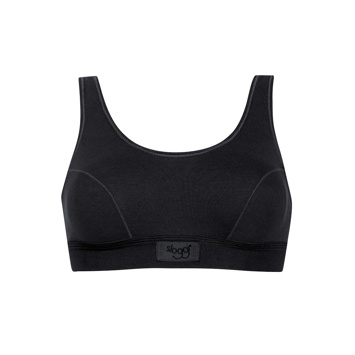 Brassière Double Comfort noir, SLOGGI