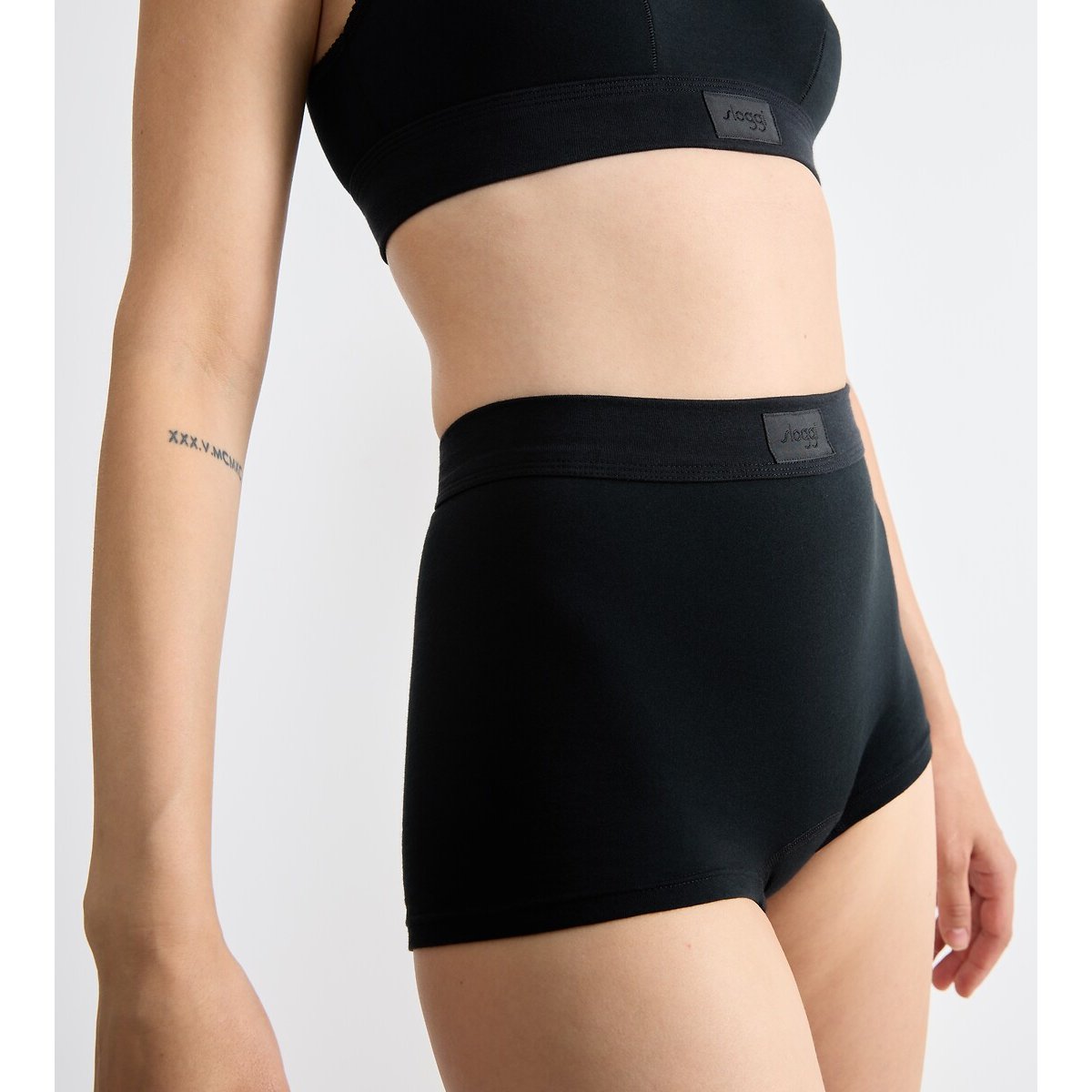 Set van 2 hipsters Double Comfort zwart, SLOGGI