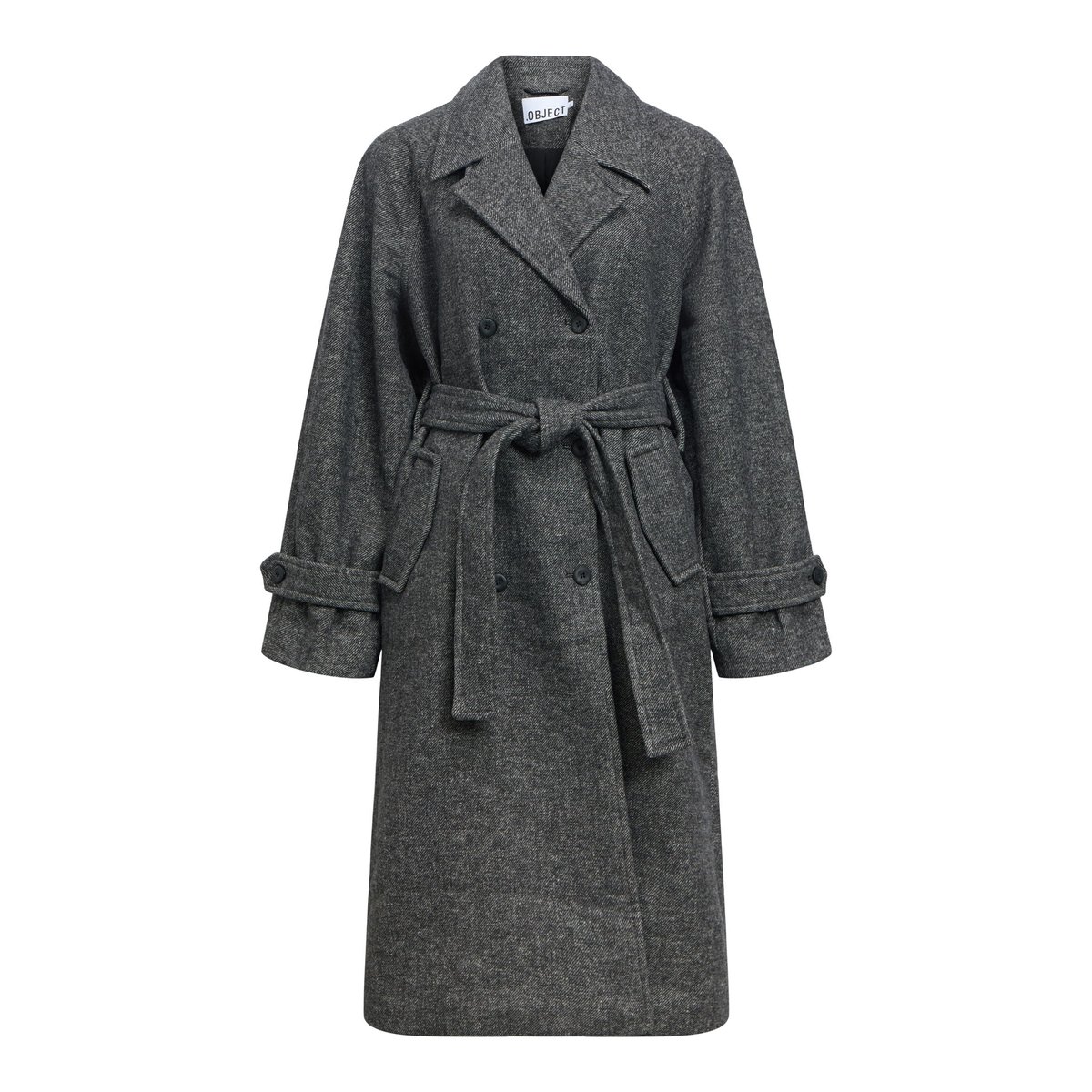 Manteau noir - black, OBJECT