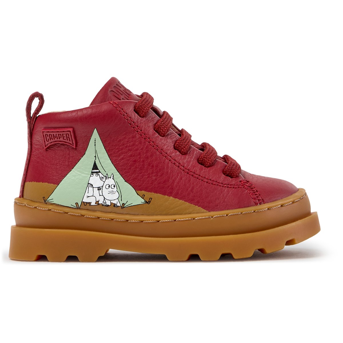 Baskets Brutus Smooth Leather gris foncé, CAMPER