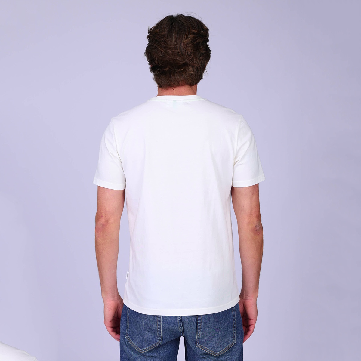 T-shirt brodé blanc, MISE AU GREEN