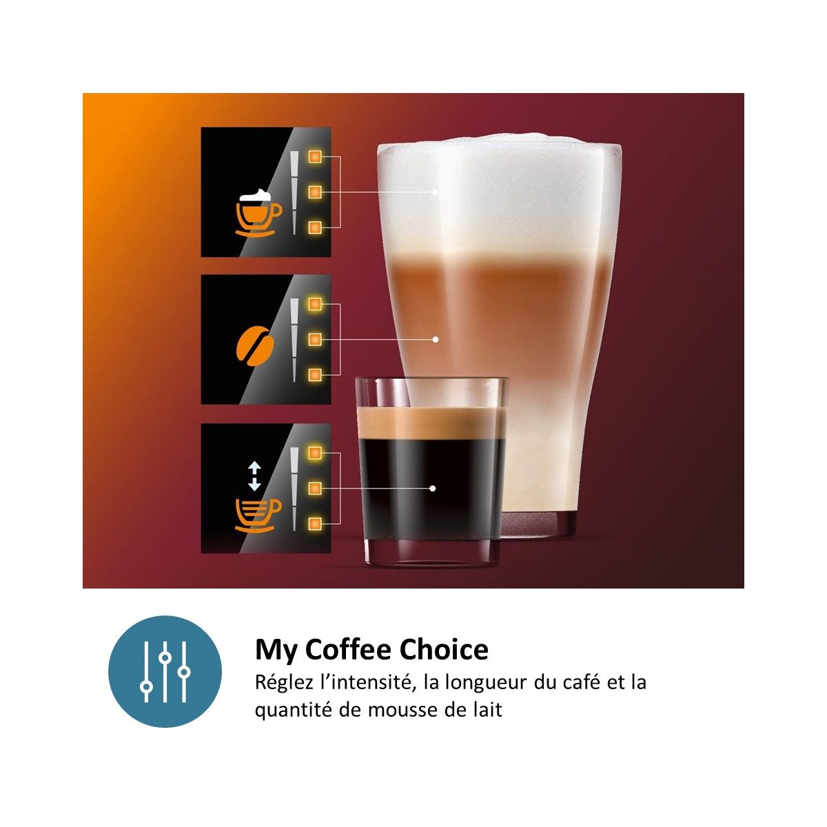 Expresso Broyeur LatteGo SilentBrew EP4446/70 couleur unique, PHILIPS