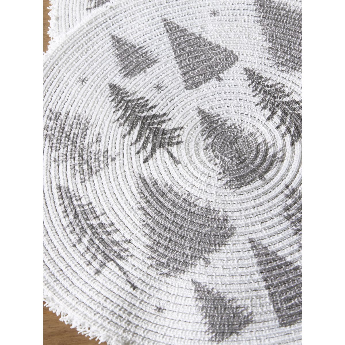 Sets de table tissés noël, lot 4 gris, NEXT