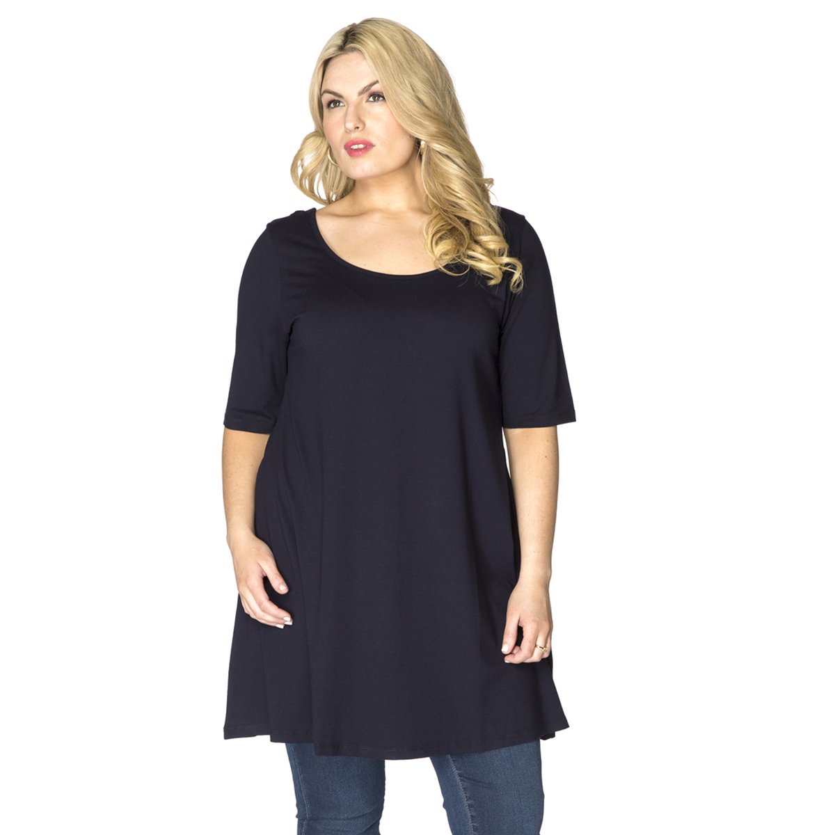 T-Shirt manches courtes marine, YOEK