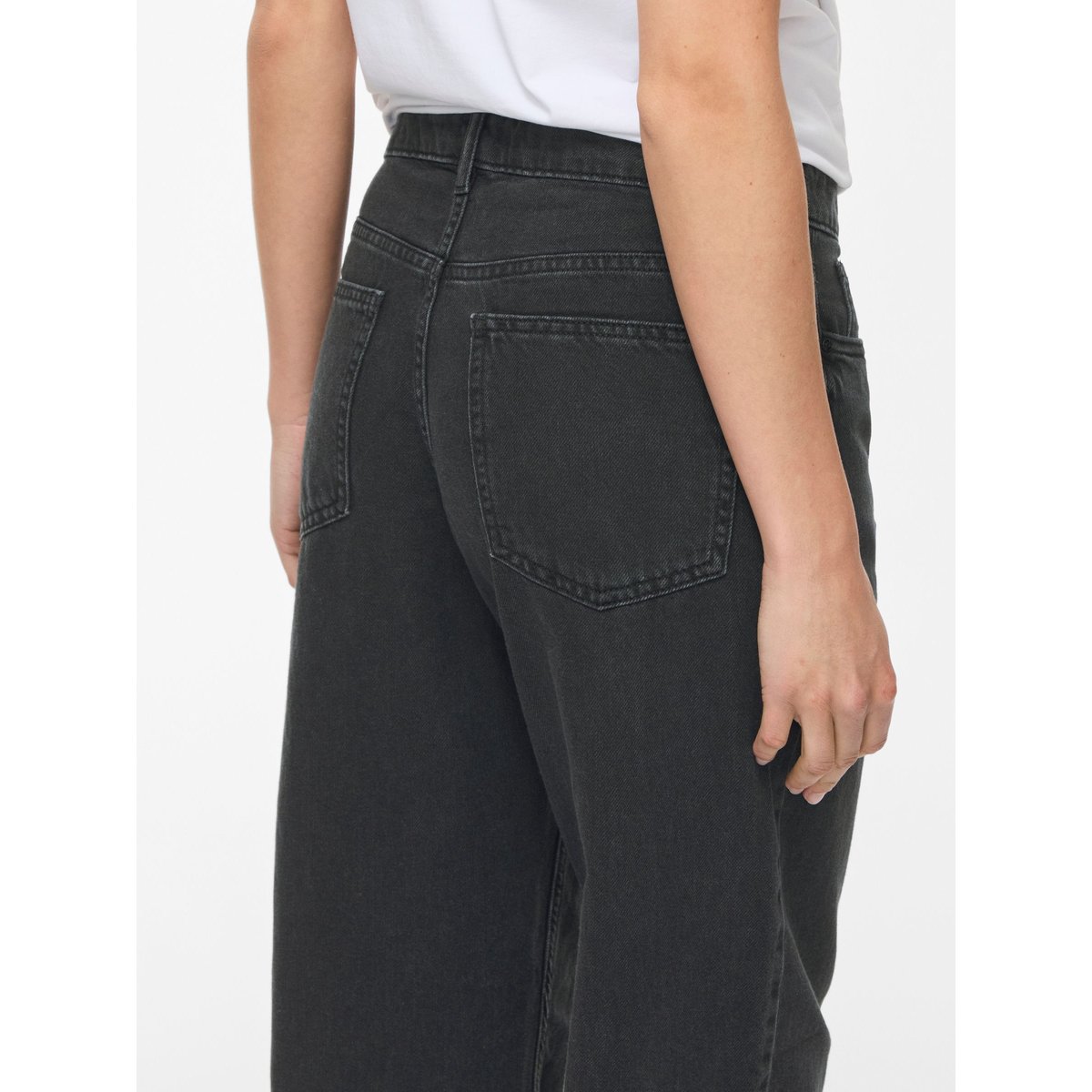 Jean À Coupe Ample noir - black denim1, VILA
