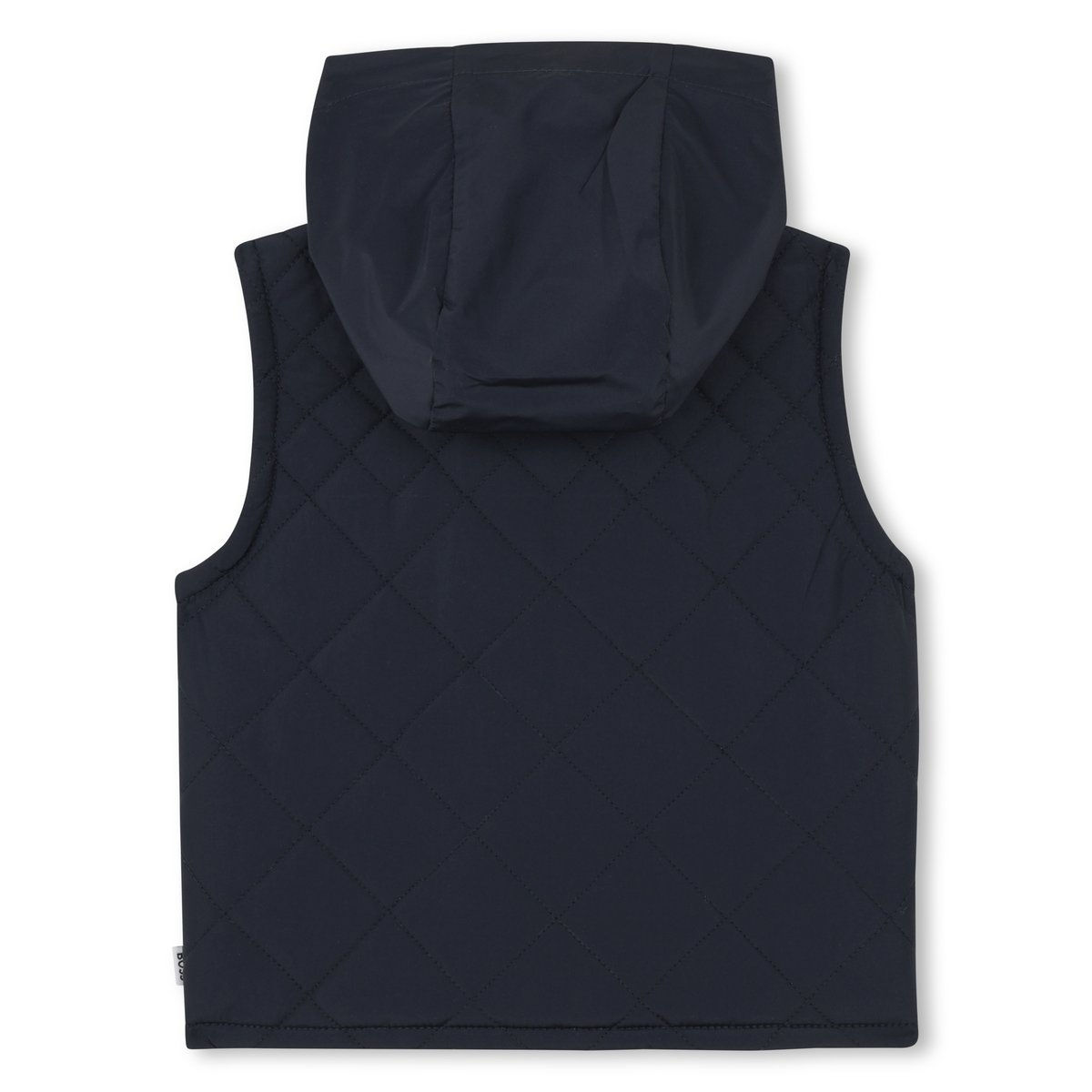 Doudoune sans manches À capuche bleu cargo, BOSS KIDSWEAR