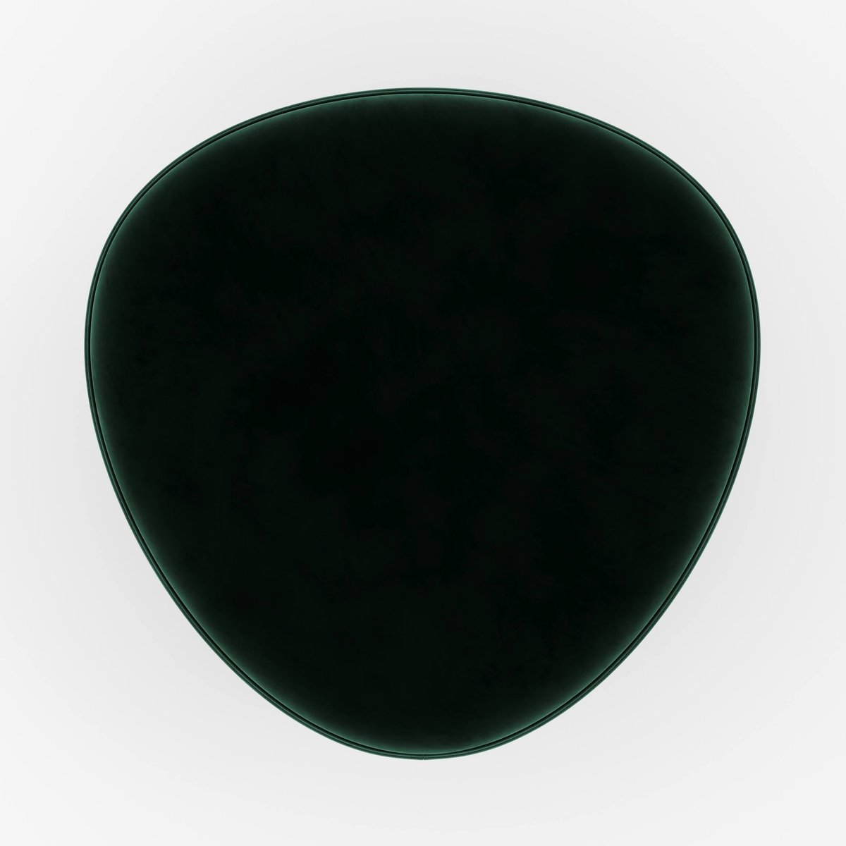 Pouf en velours - EMMY vert, MAISON PAVANE
