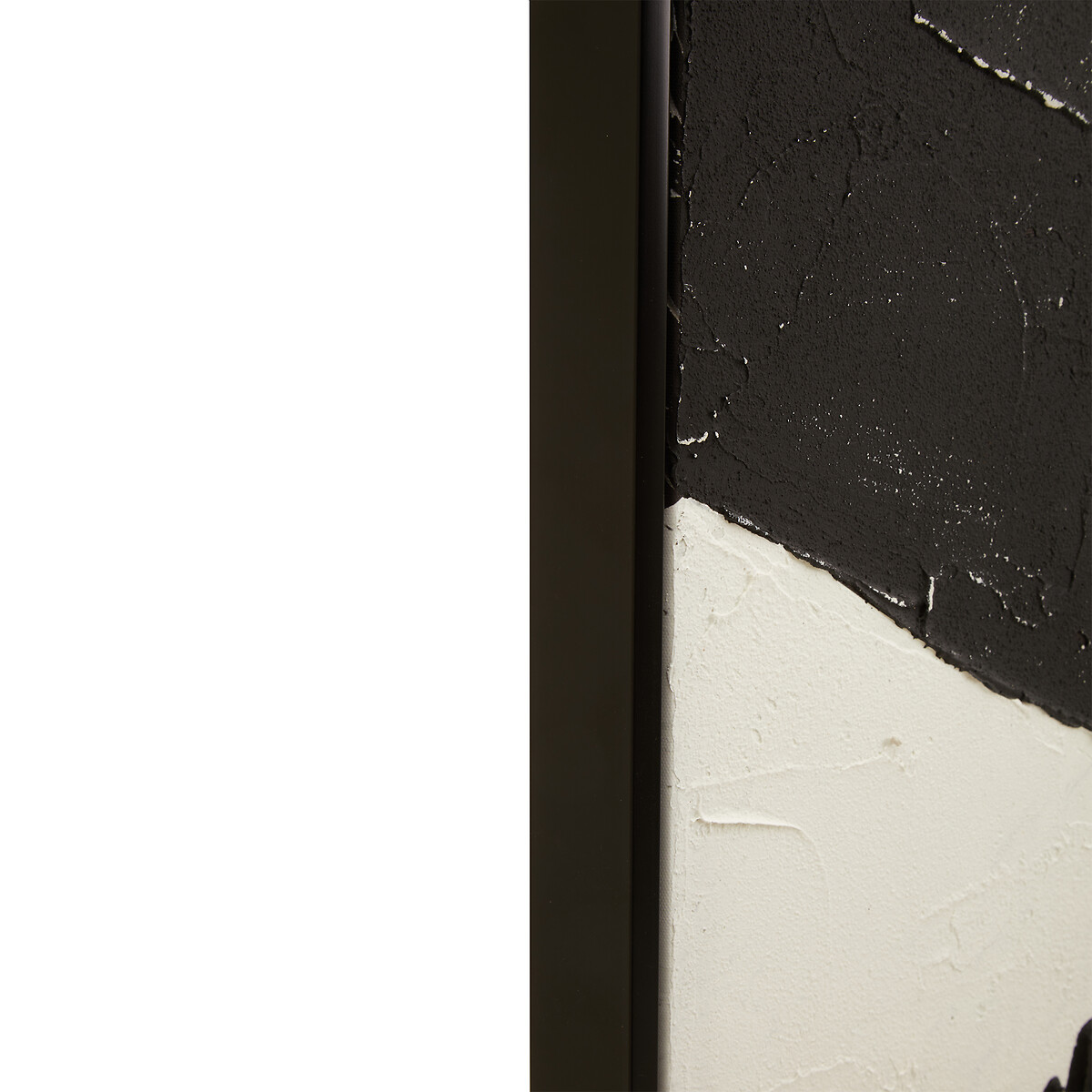 143cm Astratto Textured Abstract Wall Art black/white, FIFTY FIVE SOUTH