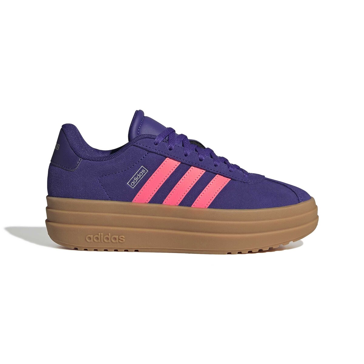 Zapatillas de piel VL COURT BOLD azul marino/rosa , ADIDAS SPORTSWEAR