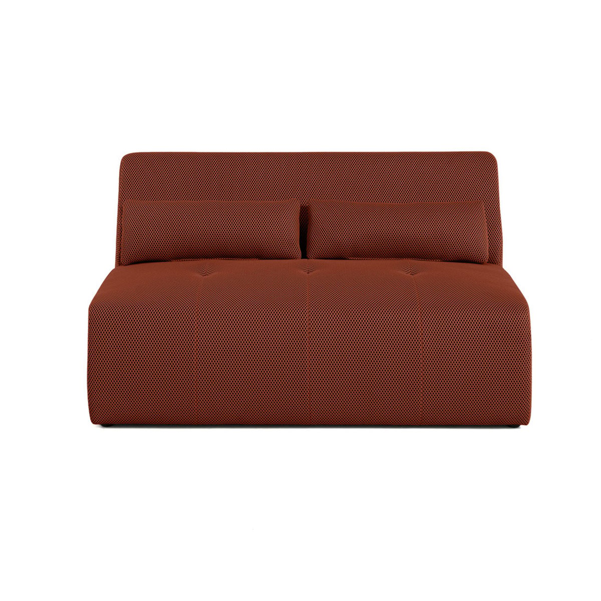 Canapé fixe 2 places - ONYX terracotta, BEST MOBILIER