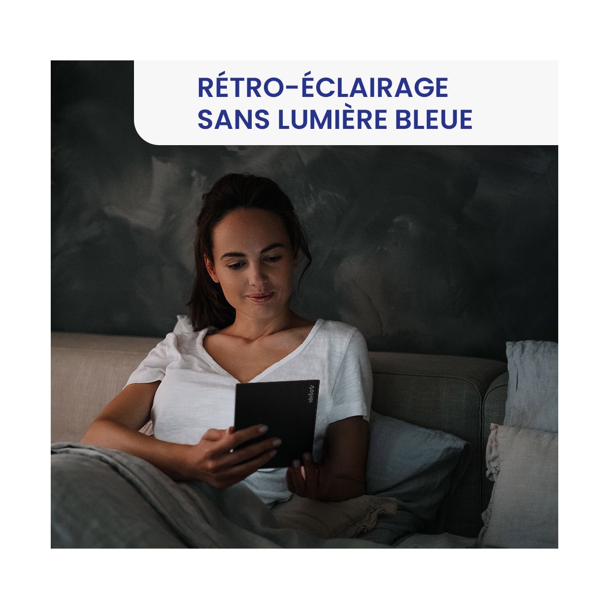 Liseuse eBook LIGHT HD Bronze couleur unique, VIVLIO