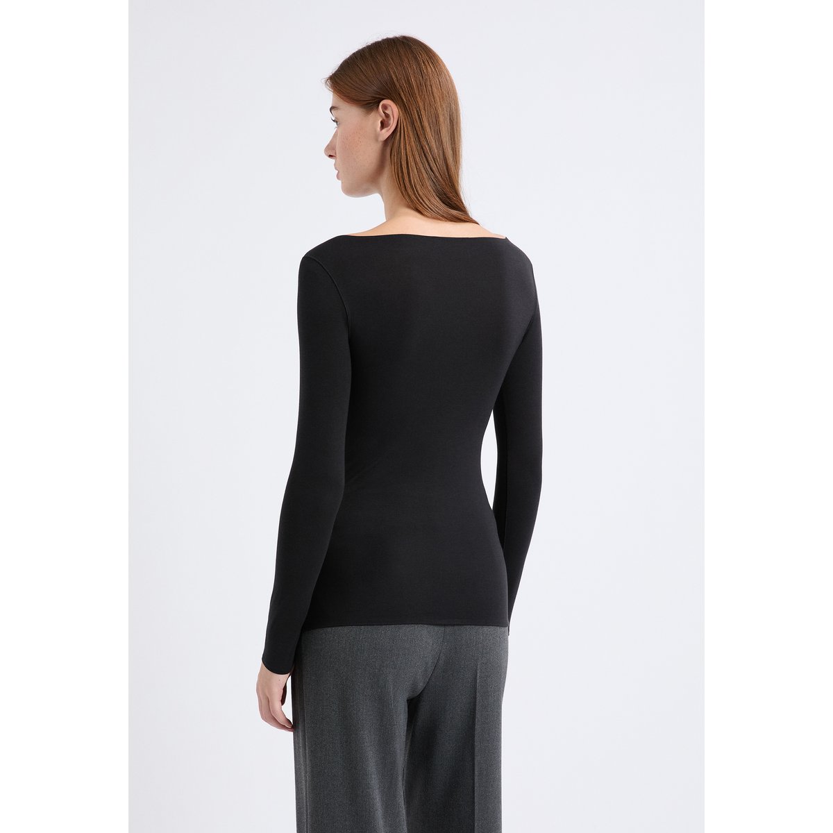 T-shirt thermique col bateau WARME UP noir, ETAM