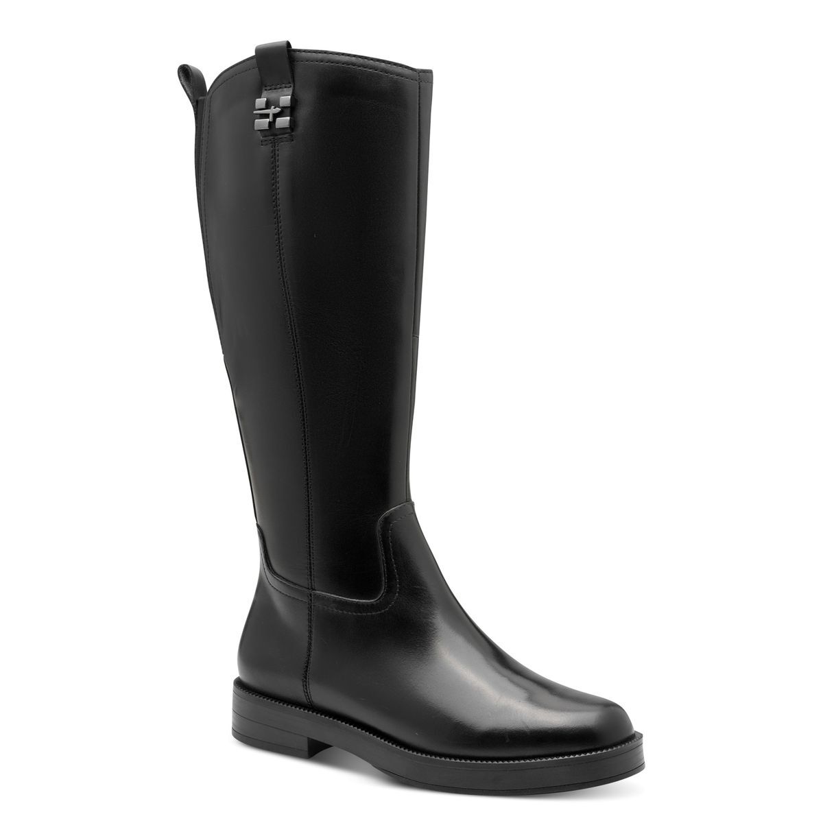 Bottes en cuir noir, TAMARIS