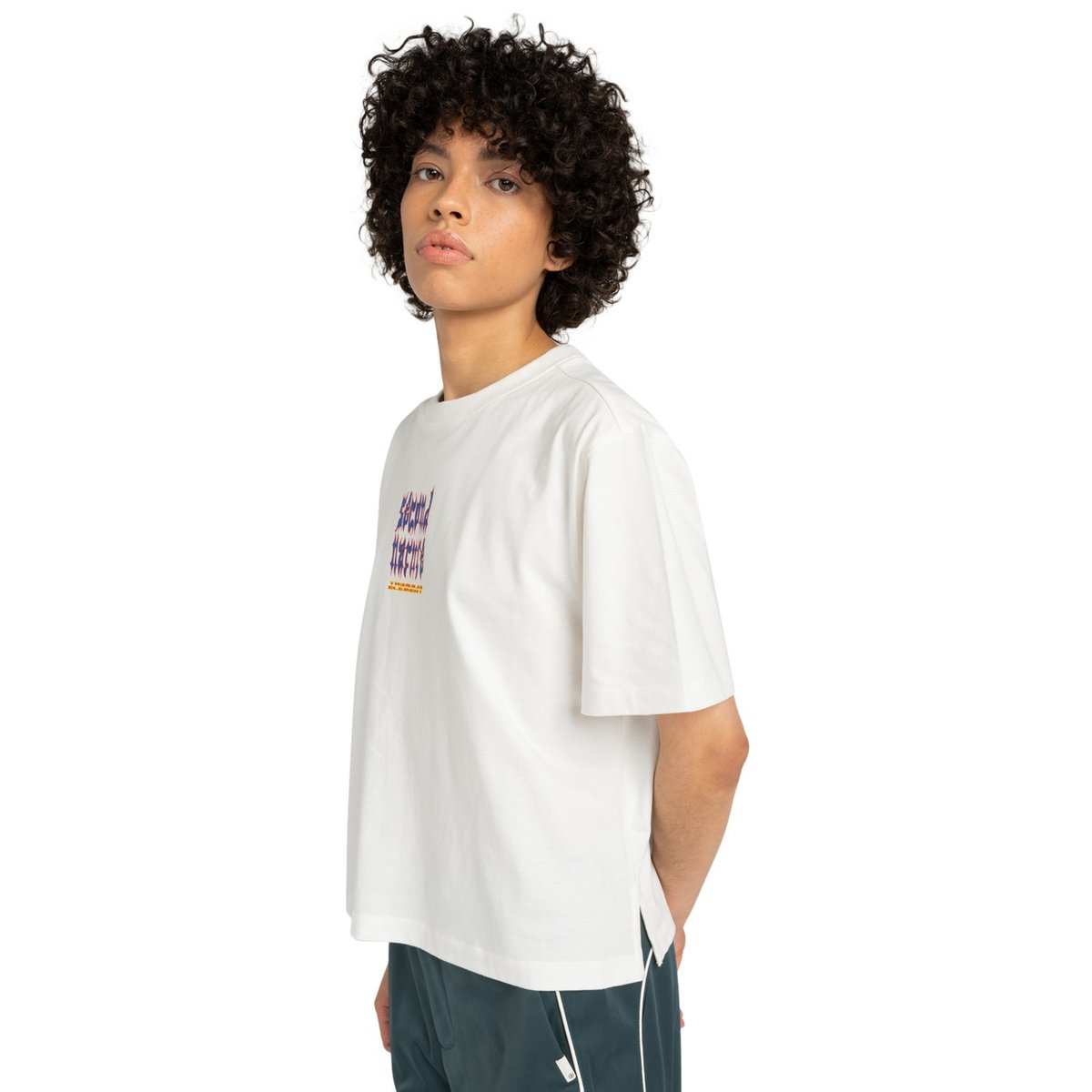 T-shirt à manches courtes SECOND NATURE W blanc off white, ELEMENT
