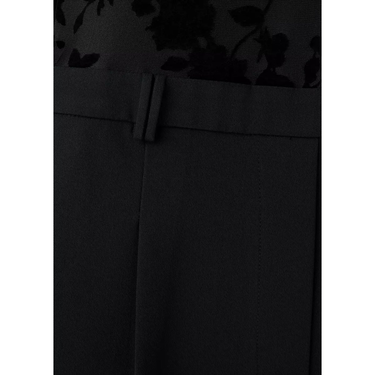 Combinaison droite dévoré noir, MANGO