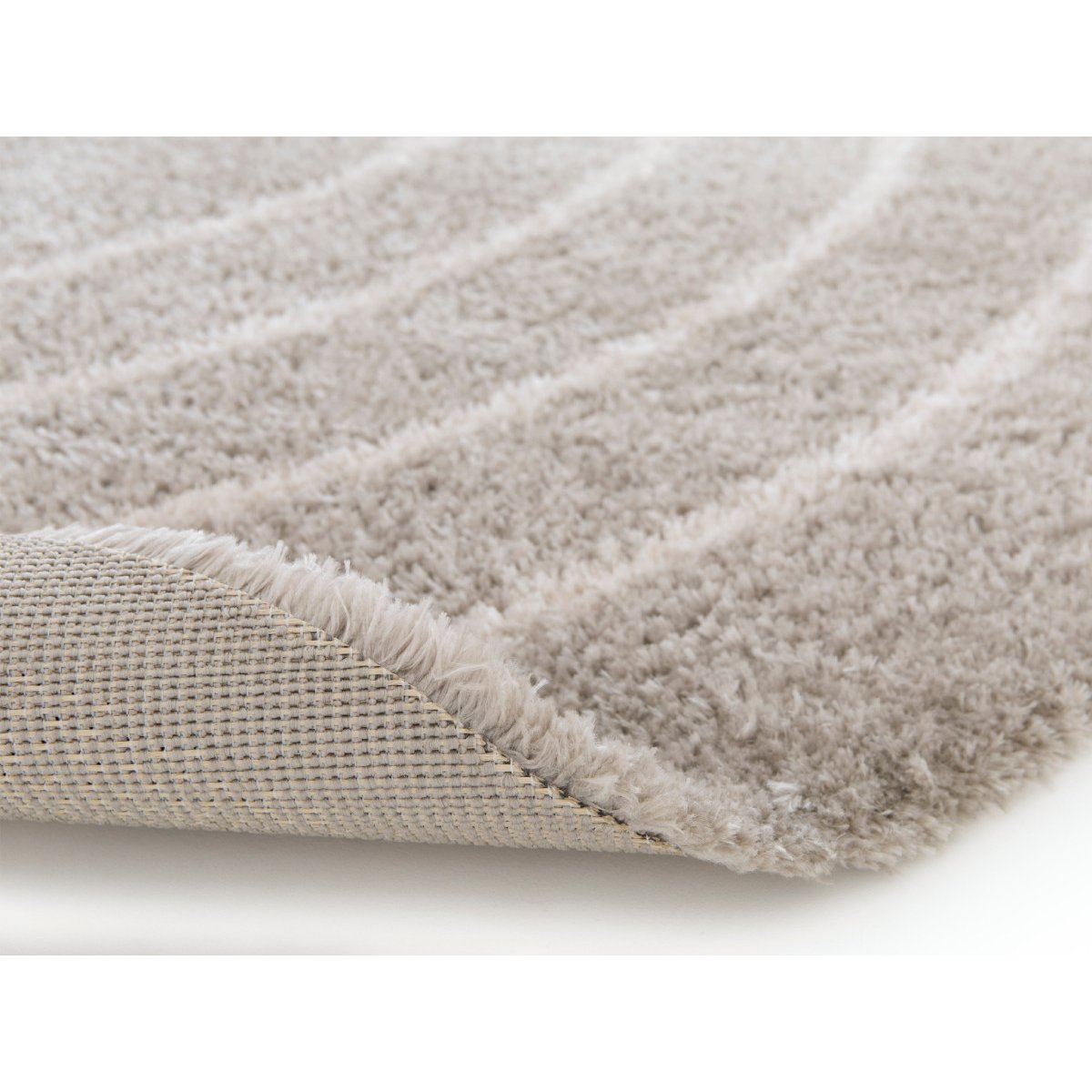 Tapis poils long style uni, YUNA taupe, BOBOCHIC