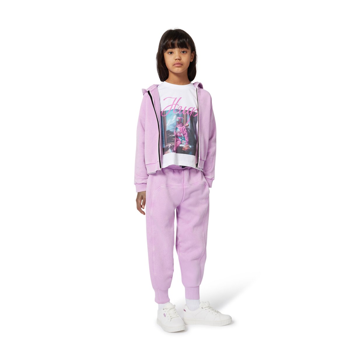 Pantalon tricoté violine, HUGO KIDSWEAR