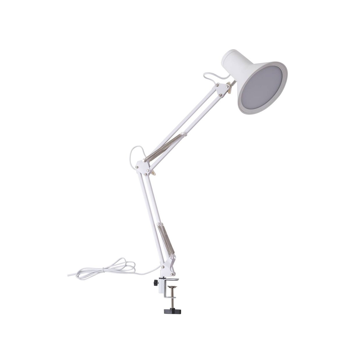 Lampe à pince en métalLED, Undra blanc, LINDBY