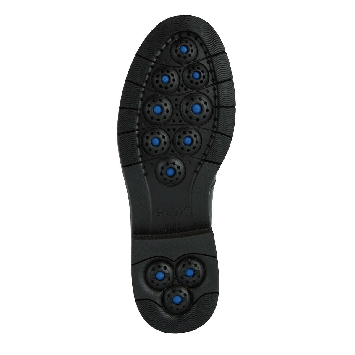 Mocassins en cuir respirant Spherica EC1 noir, GEOX