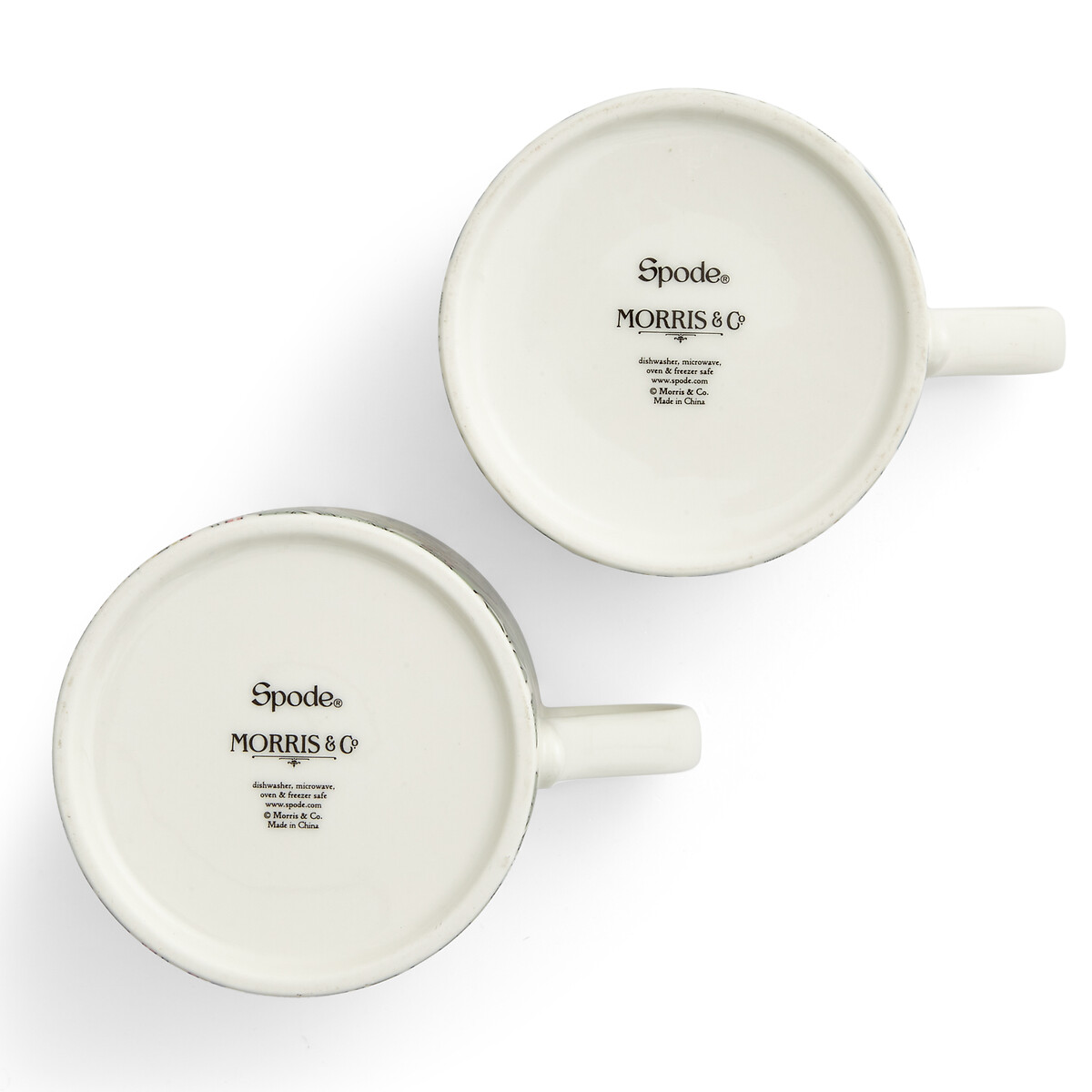 Set of 2 Morris & Co. Daffodil Mugs green, MORRIS & CO.