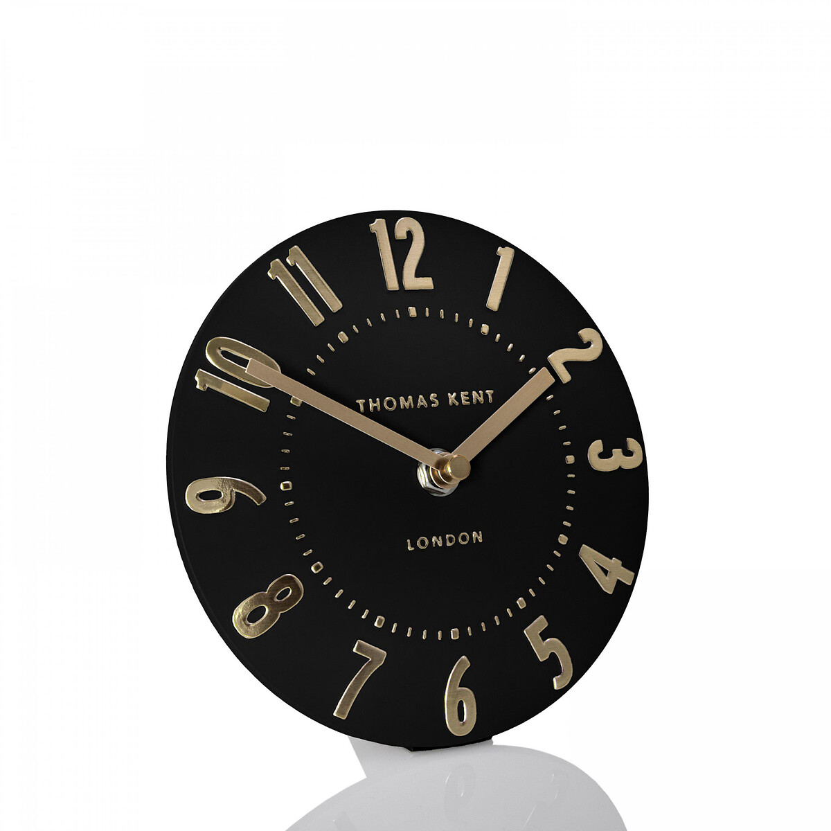 Mulberry 6" Mantel Clock black, THOMAS KENT