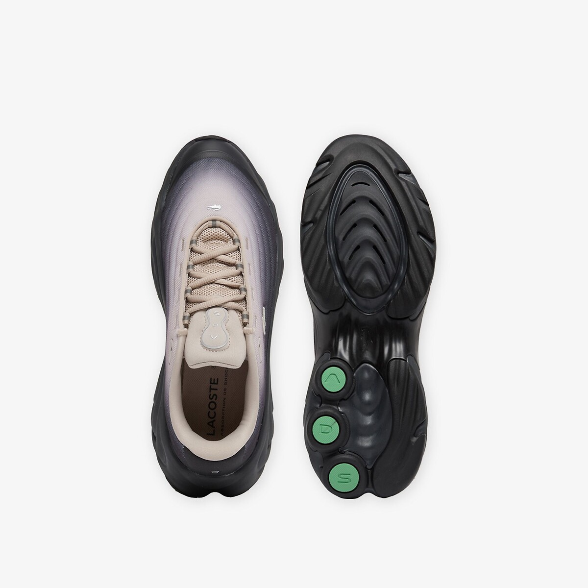 Baskets basses SPINOR noir, LACOSTE