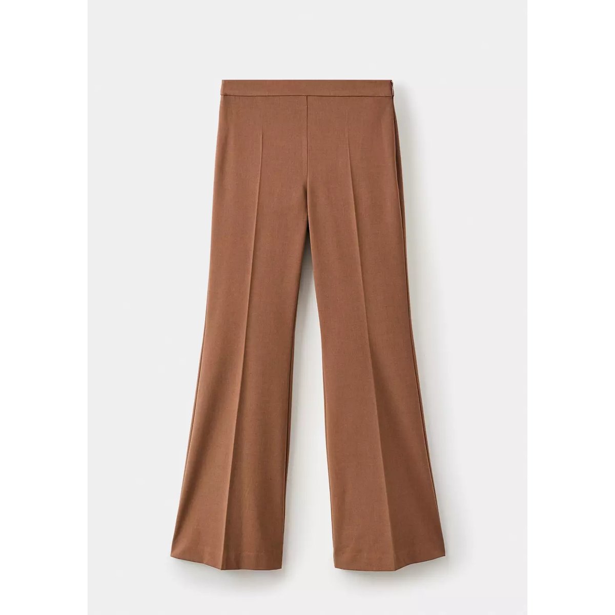 Pantalon costume large caramel, MANGO