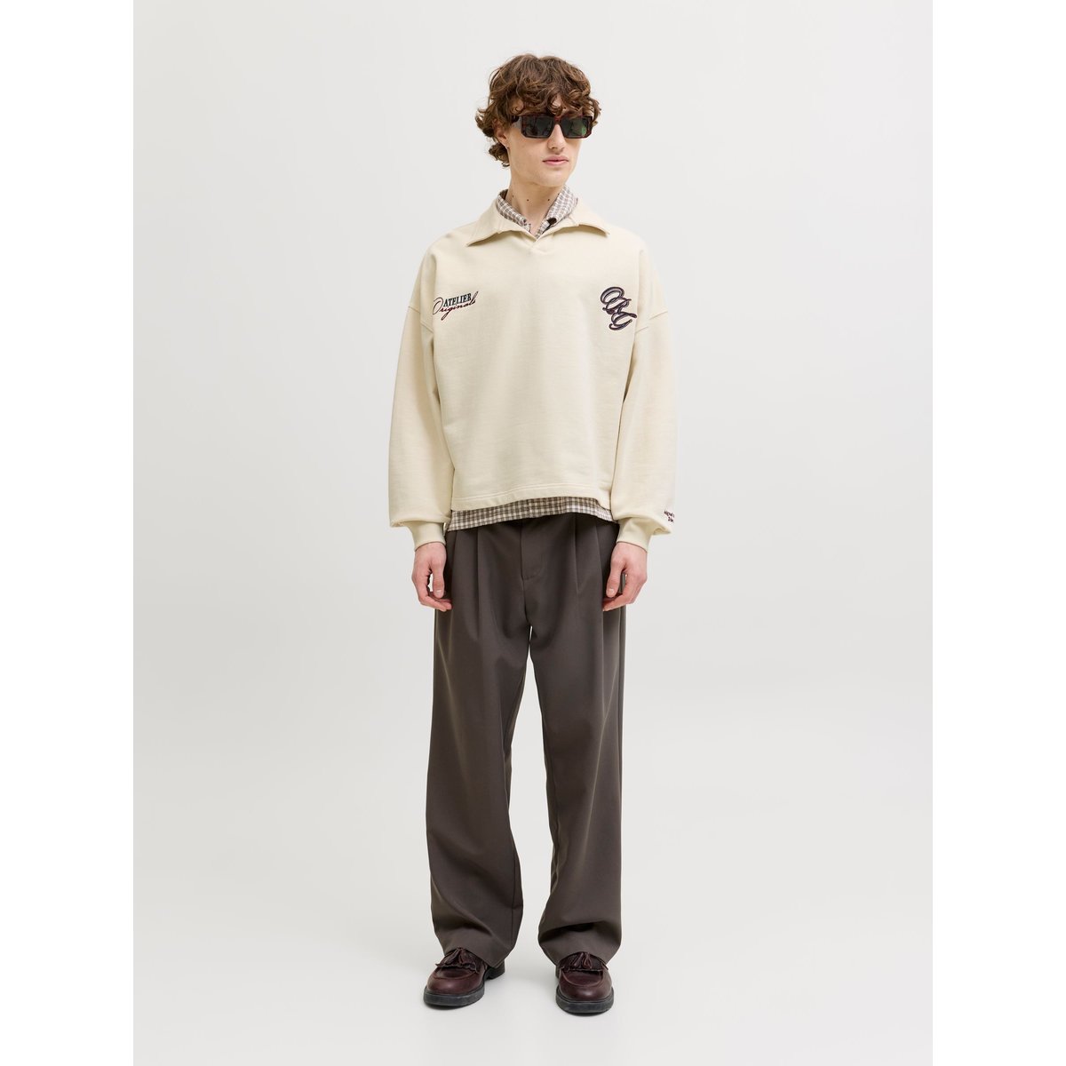 Sweat-Shirt antique white, JACK & JONES