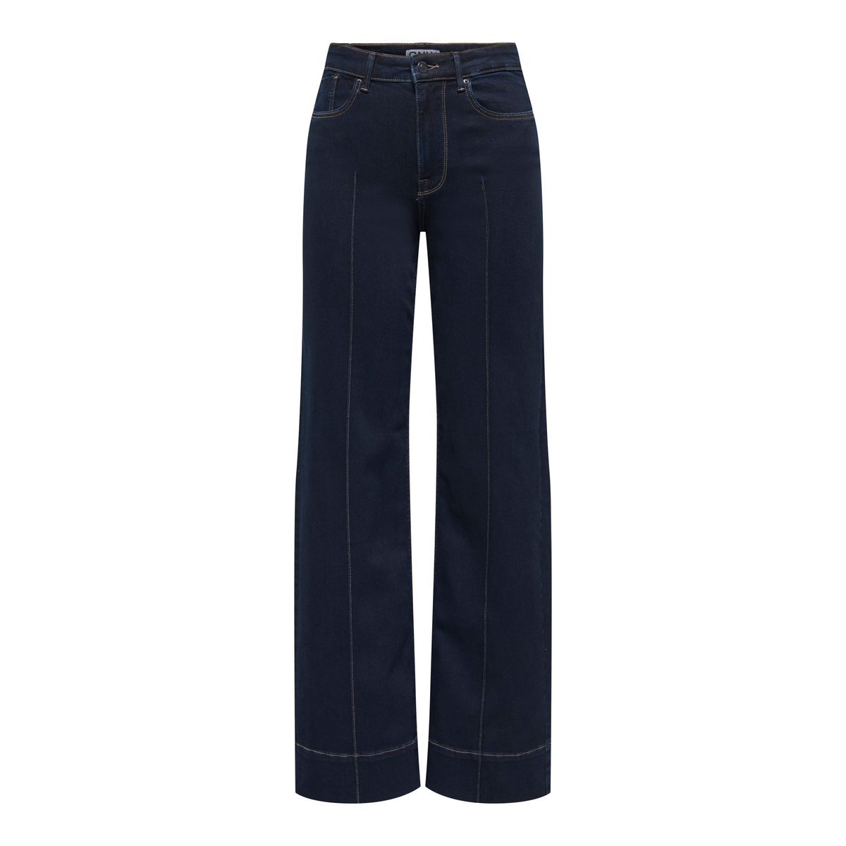 Jean À Jambe Large dark blue denim, ONLY