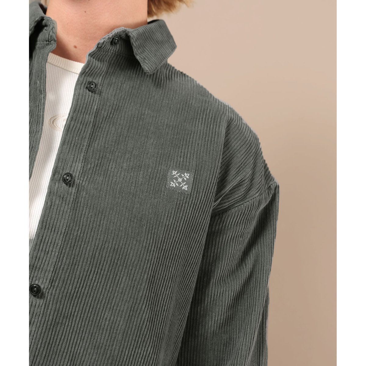 Chemise manches longues CORD pewter, OXBOW