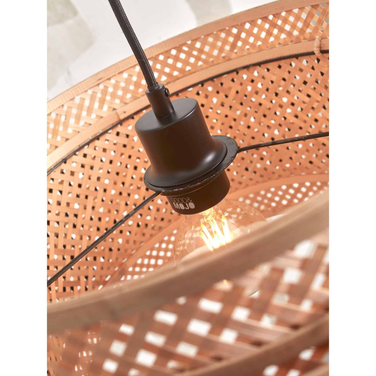 Lampadaire Bambou BHUTAN naturel, GOOD & MOJO