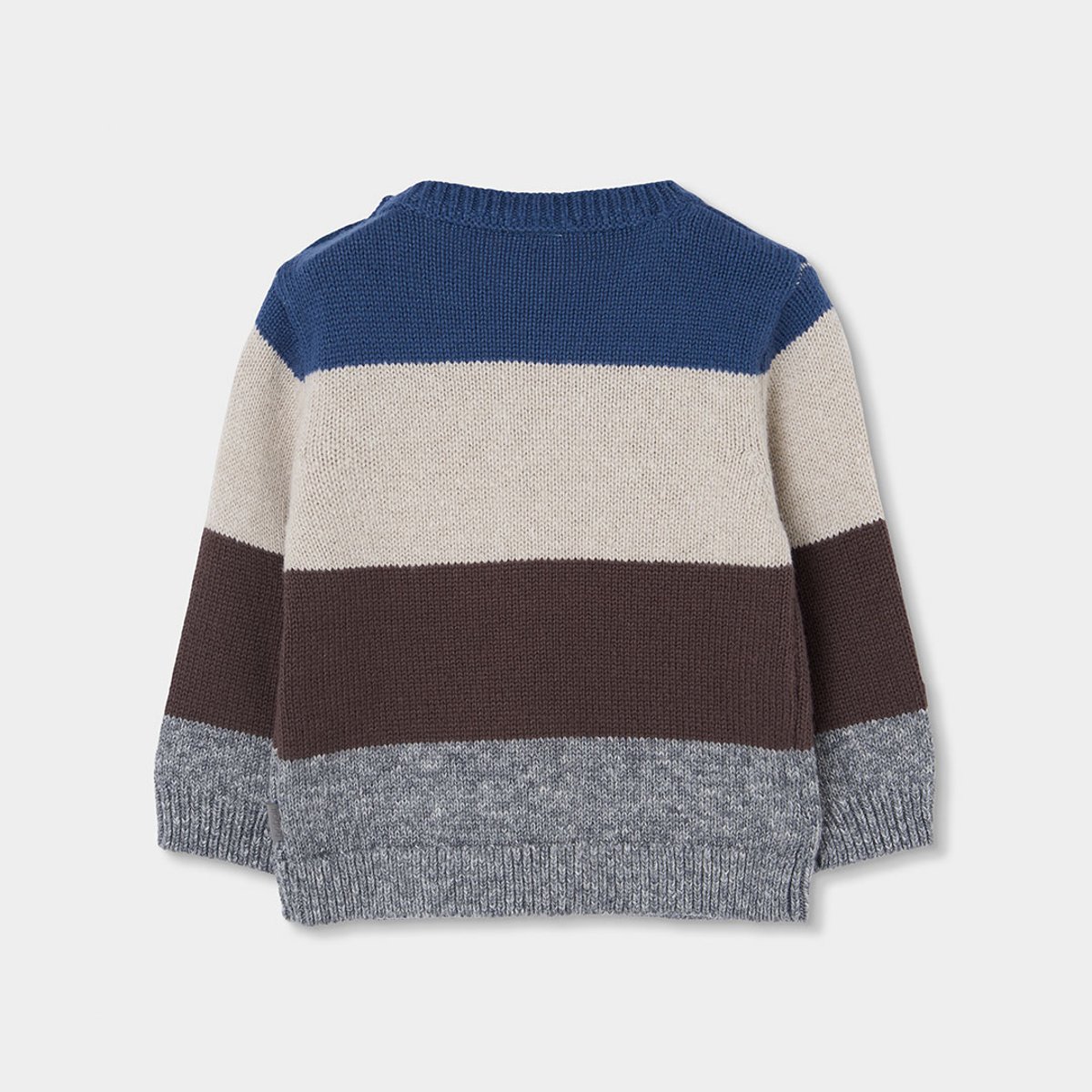 Pull garçon à rayures bleu, BOBOLI