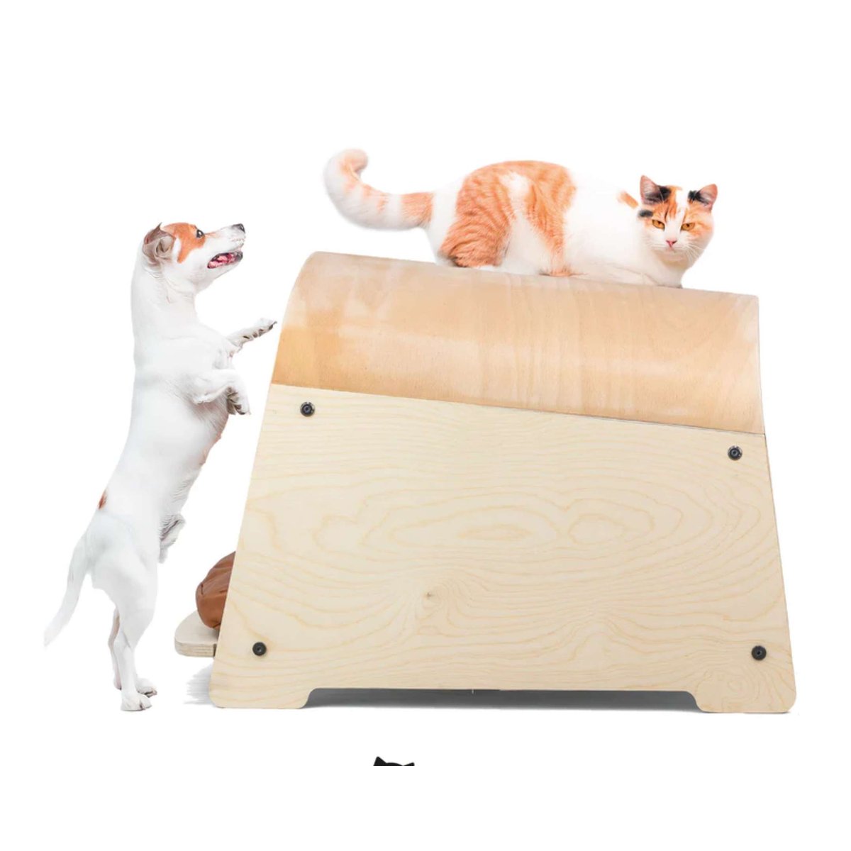 Niche en bois pour chat et chien Nook beige, MAMAPETZ