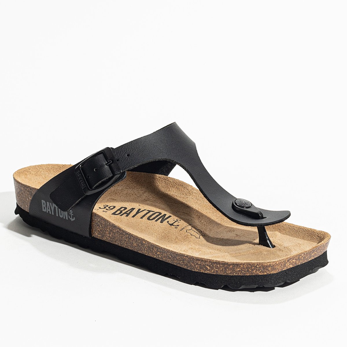 Tongs MERCURE noir, BAYTON