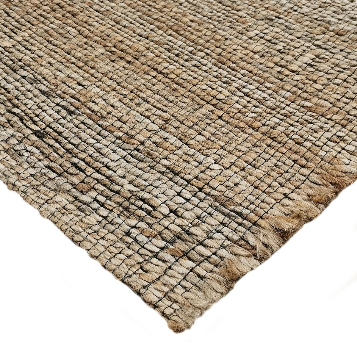 Tapis tressé en jute gris, THE DECO FACTORY