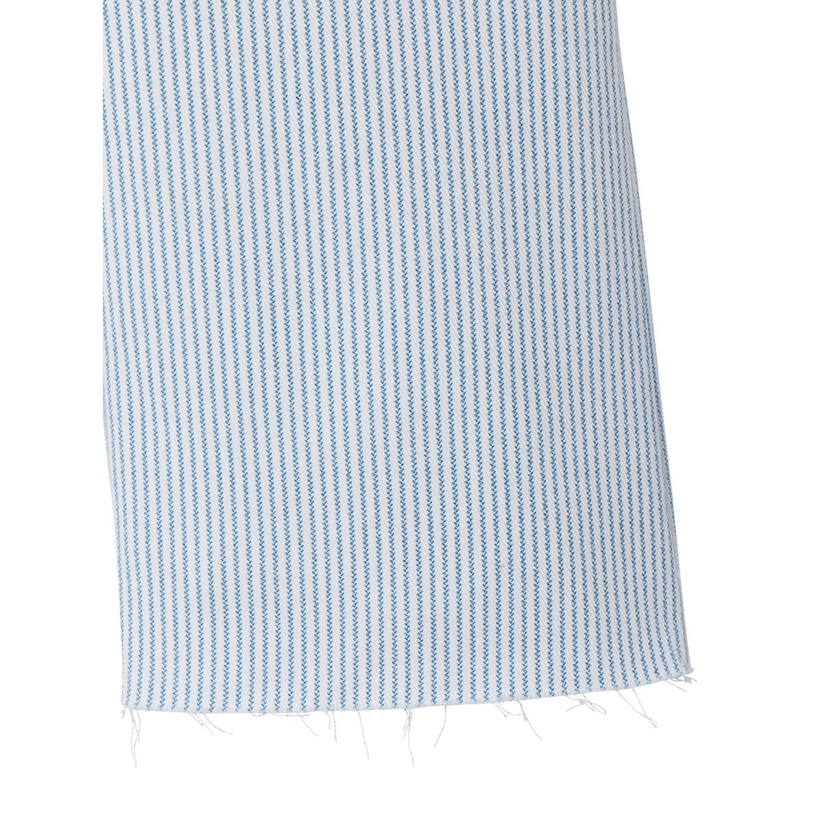 Pantacourt coton rayé bleu, VERTBAUDET