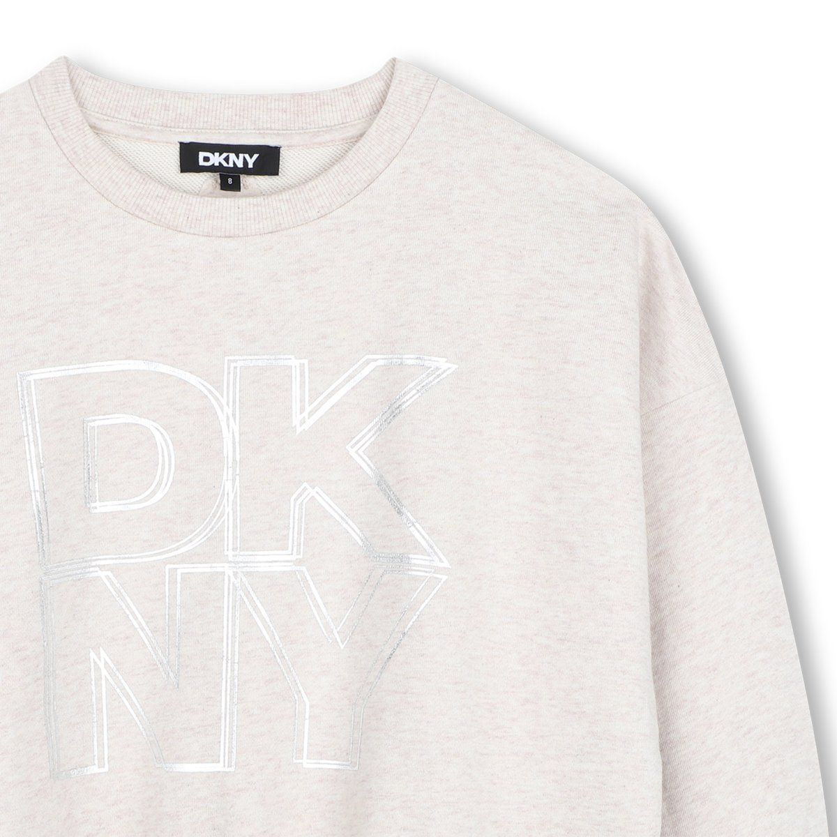 Sweat molletoné beige chine, DKNY