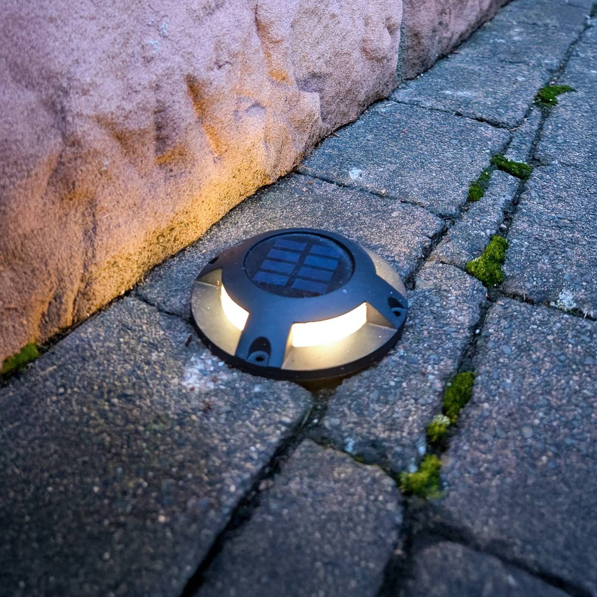 Lampe solaire en aluminium moderneLED anthracite, PRIOS