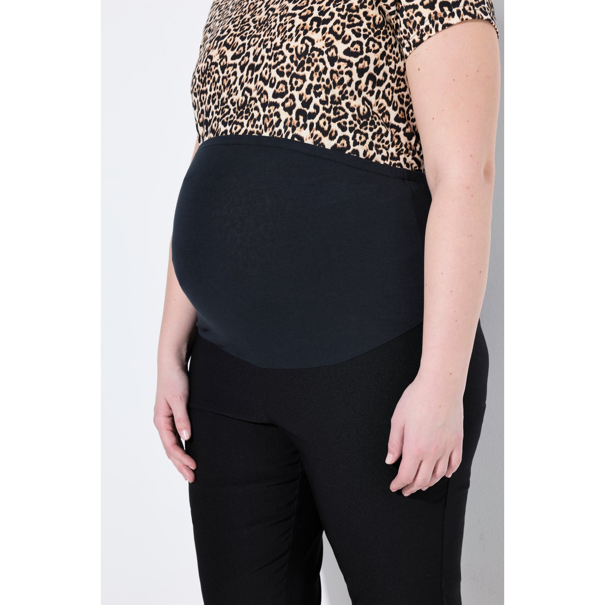 Pantalon de grossesse en bengaline noir, ULLA POPKEN