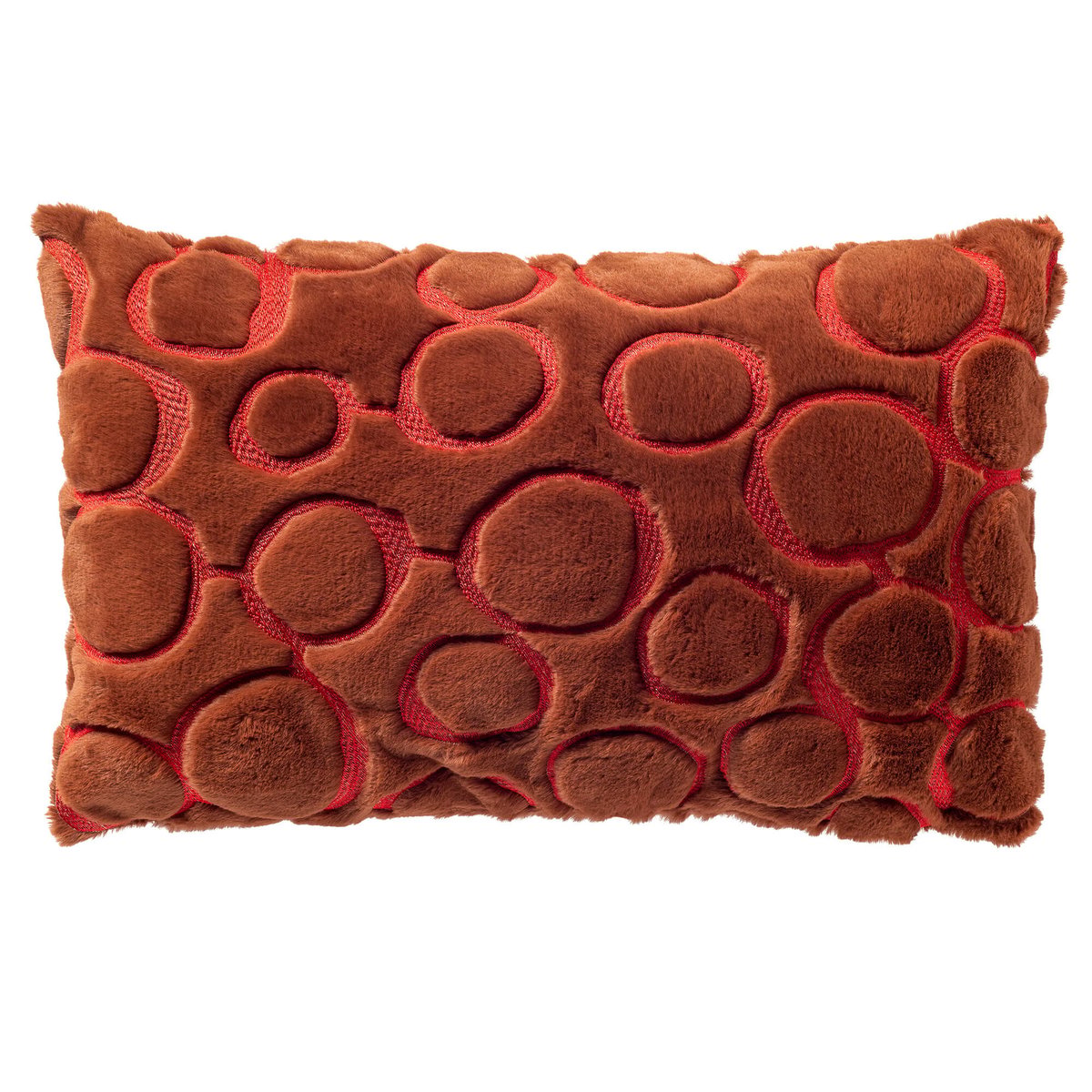 Housse de coussin Domani brun, DUTCH DECOR